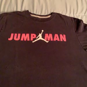 Jordan JUMP MAN well worn T-shirt size L
